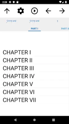 Crime and Punishment android App screenshot 0