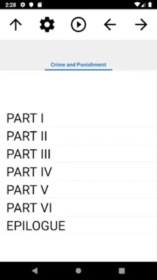 Crime and Punishment android App screenshot 1